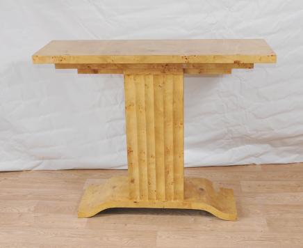 Art Deco Tisch 1920er Console Tabellen Blonde Walnuss Vintage Möbel