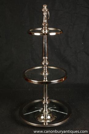 Sheffield Silver Plate Tortenständer Platter Tray Server viktorianischen
