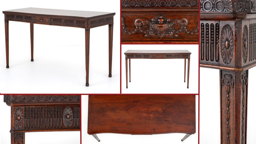Regency Adams Serverkonsolentisch Mahagoni 1860