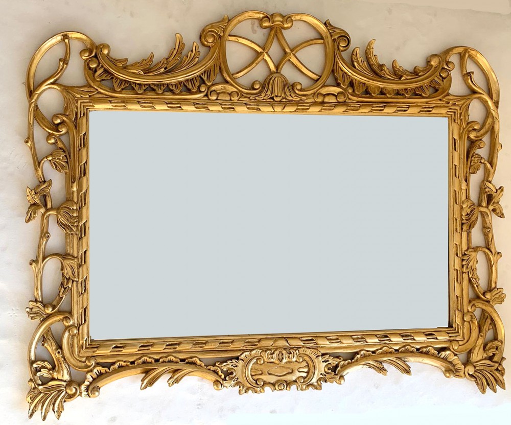 Gilt Mantle Mirror George II Mantle Glass Interiors